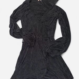 Elegant Black Long Sleeve Dress